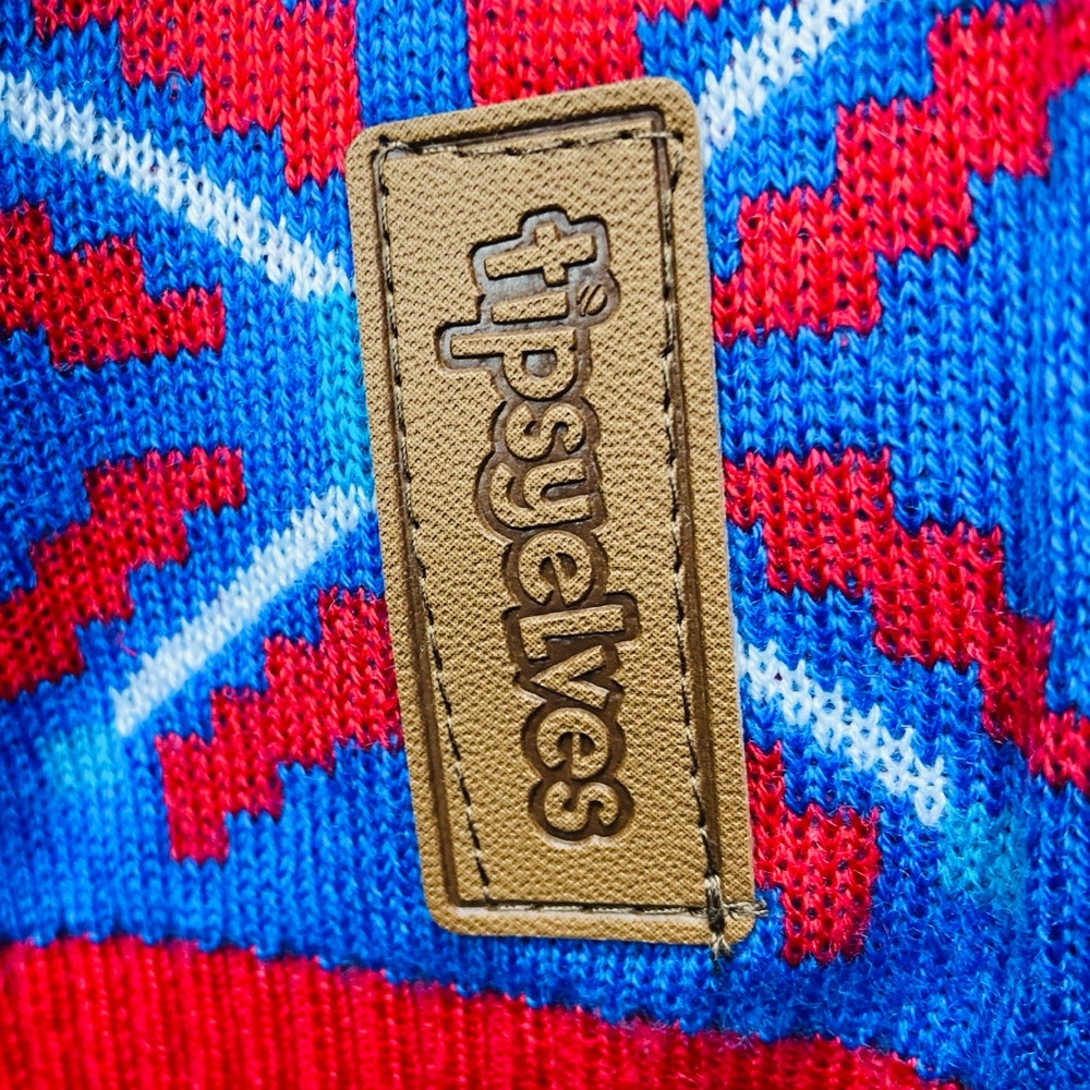 TIPSY ELVES Natural Light Beer Ugly Christmas Sweater Size 4XL - Picture 3 of 6